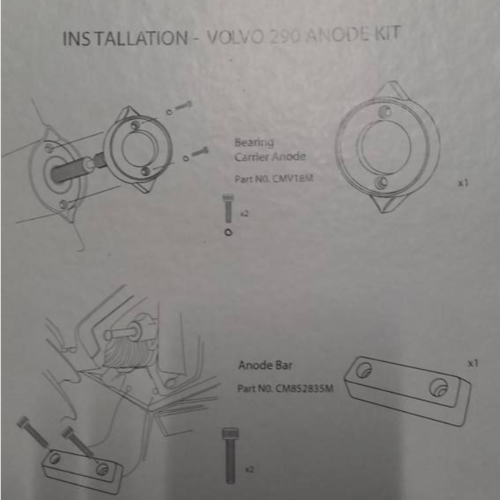 Martyr Anodes Volvo Penta Anode Kit 290-DP - ZN
