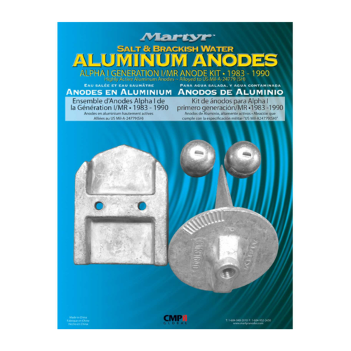 Martyr Anodes Mercruiser Anode Kit - Alpha Gen 1 - AL
