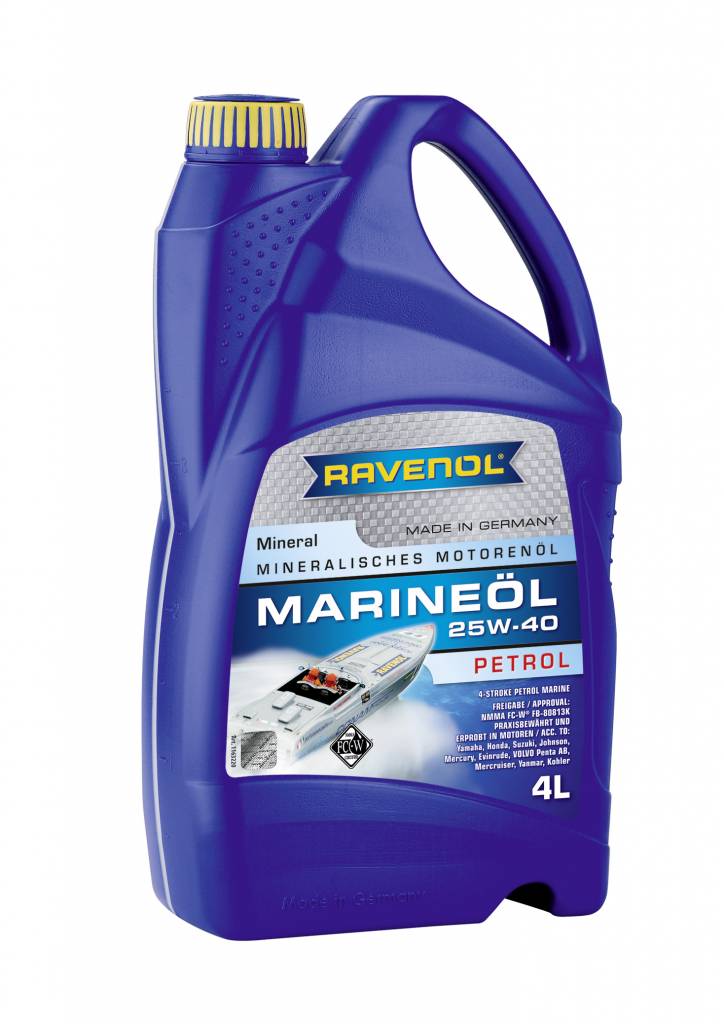 Ravenol Inboard Motorolie 25W40 - Mineral 4 Ltr.