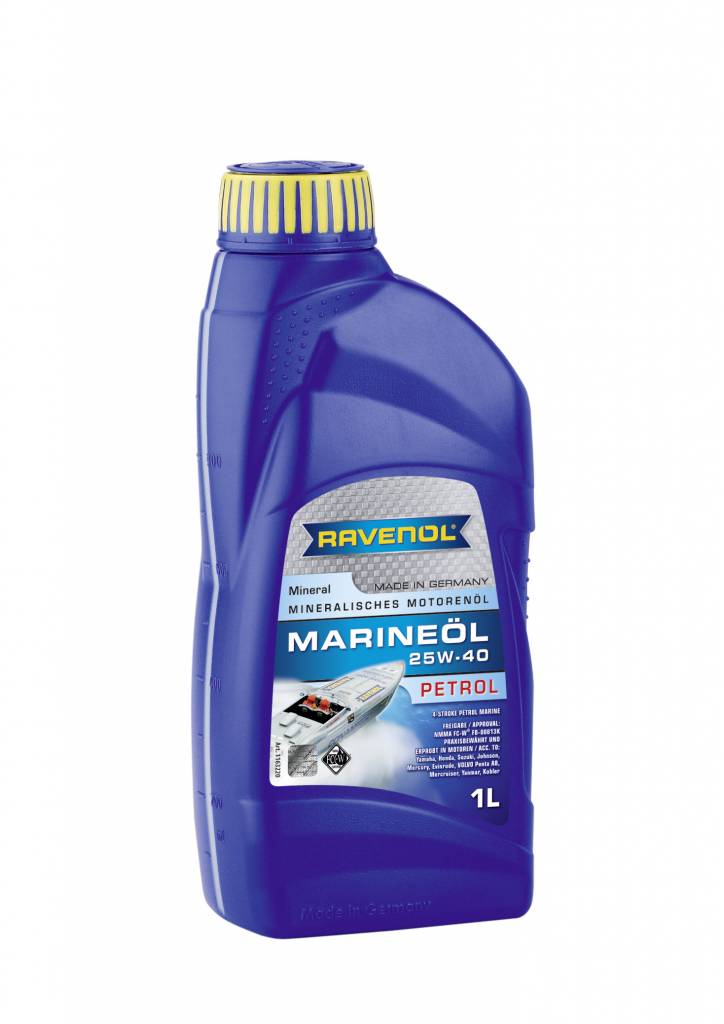 Ravenol Inboard motorolie 25W40 - Mineral - 1 Ltr.