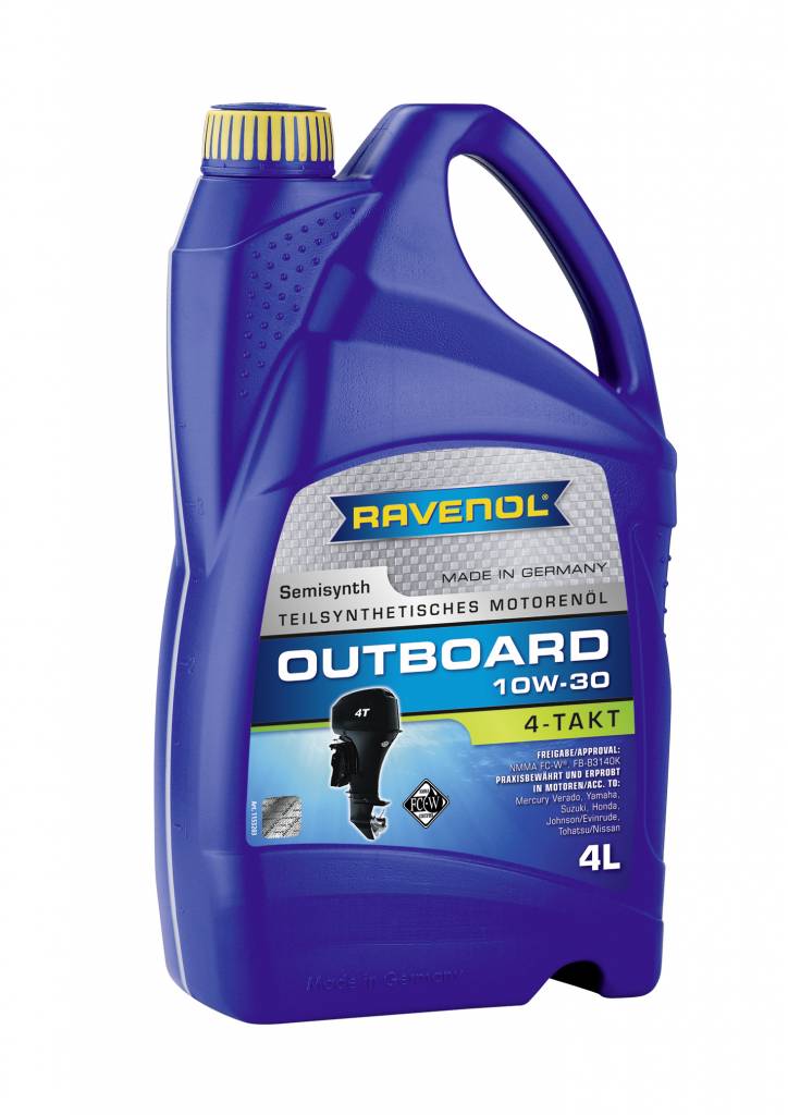 Ravenol Außenbordmotorenöl 4-Takt SAE 10W-30 - 4 Ltr.