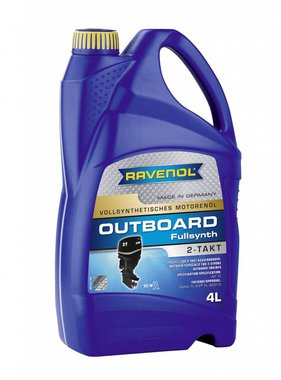 Ravenol Buitenboordmotorolie 2-takt - full-synth - 4 Ltr.