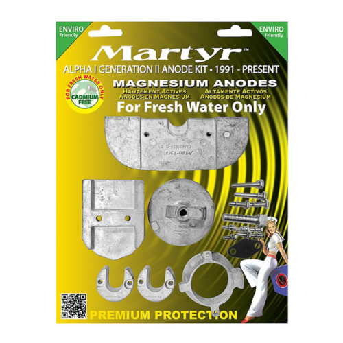 Martyr Anodes Mercruiser Anode Kit - Alpha Gen 2 - MG
