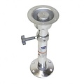 Adjustable table leg including floor and table base 50-70 cm