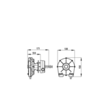 MDA100 Riviera planetary steering helm