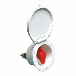 Unterputz-Hauptschalter, weiß, 12 V, 280 A