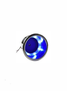 RVS Cupholder 90MM met blauwe LED verlichting