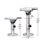 Adjustable Pedestal with Slide 35-50 CM