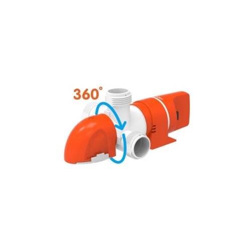 SeaFlo Bilgenpumpe, flache Bauform – 12 V – Automatik