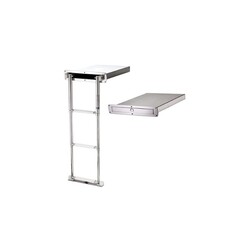 Telescopic box ladder, SS 4 step