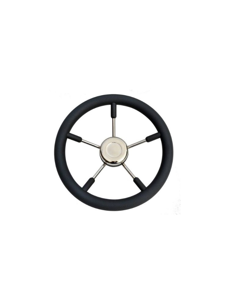 Titan Marine TM Steering wheel Black/SS, 352cm.