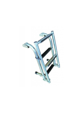 TM RVS zwemladder - inklapbaar - 3 treden - breedte: 228 mm