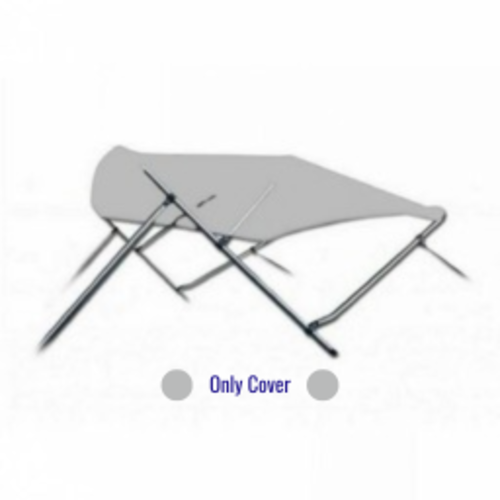 Bimini Cover, 600D Licht Grijs, 3B 183-155-169