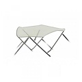 Sunmaster RVS Biminitop 3B-L220-H117-B170-182 - Licht Grijs