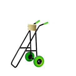 Outboard trolley small PU Wheel, Up to 40 kg. Folding.