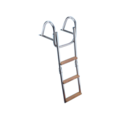 TM Handrail swimming ladder 3 steps teak wood