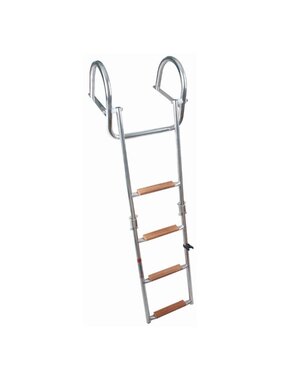 Handrail Ladder-SST 4 step teak wood