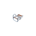 TM Handrail Ladder-SST 4 step teak wood