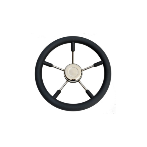 TM Steering wheel RVS316 Black 70cm