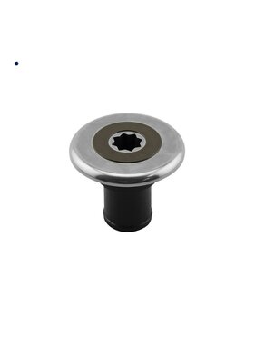 INOX Deck filler cap Ø38mm, dirty water