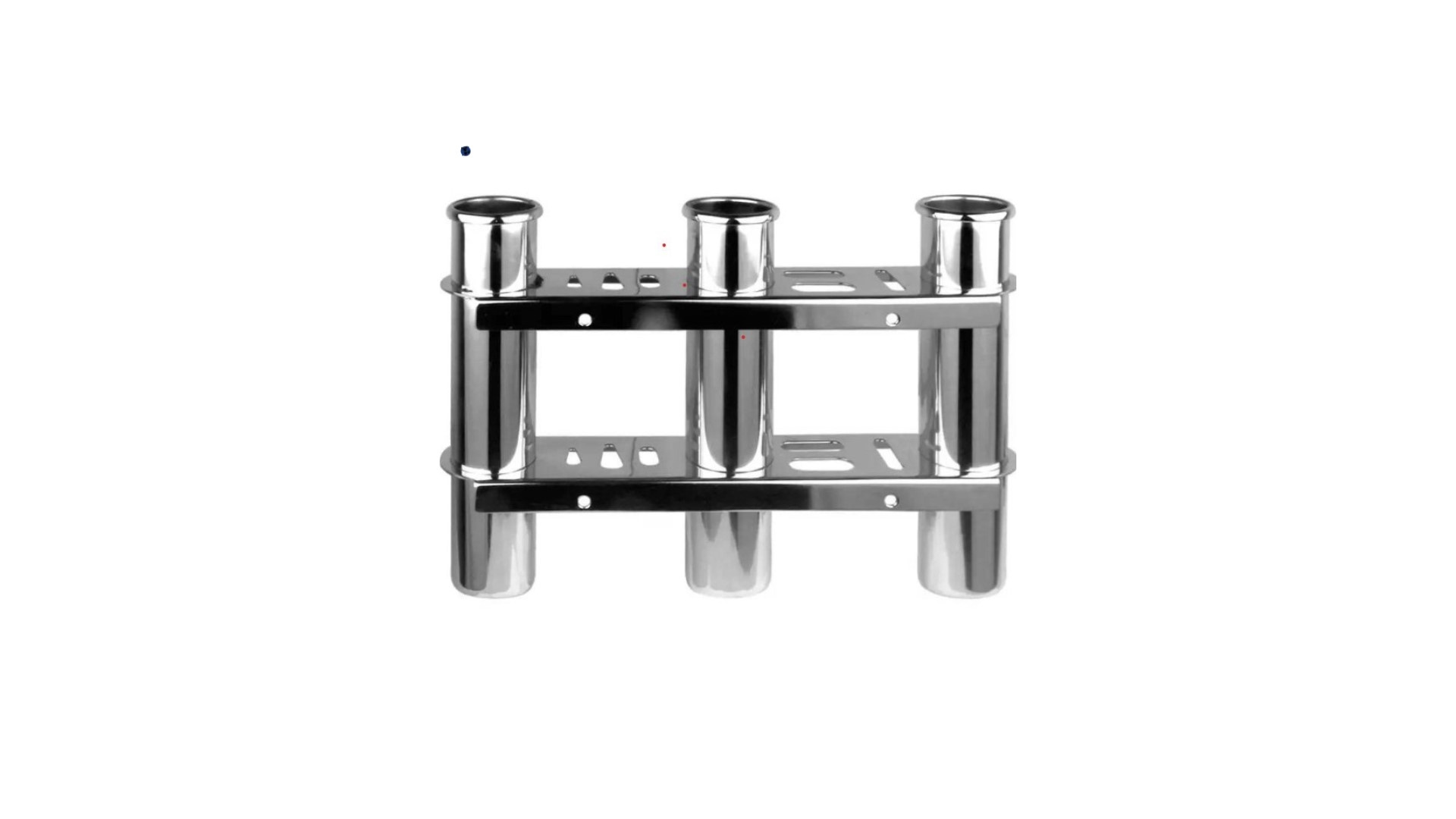 Stainless steel rod holder 3 tubes