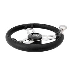Steering wheel Pu Foam Sport with button 35CM
