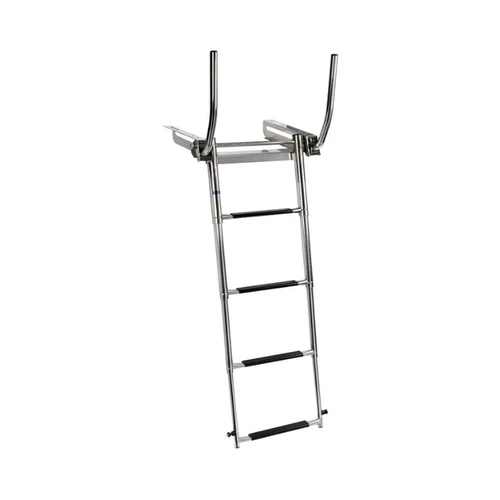 Plattform-Konsolenleiter 4 Stufen mit Stand-Up-Handlauf