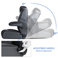 TM Captain's chair with armrest Black/Anthracite
