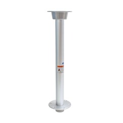 Table Leg ALU 68,5 cm inclusief tafel and vloerbase inbouw