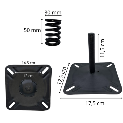 TM Bootsbefestigungsset Stifttyp 48 cm