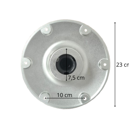 TM Luxus-Sockel 38 cm, eingebaut mit Kufe