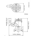 SeaFlo Bilge pump 350 GPH - 12v