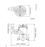 Sea Flo Sea Flo Lenspomp 600 GPH - 12v