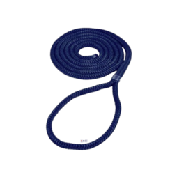 Fenderlijn - Dubbel gevlochten PP - Ø 6 mm - 1,5 mtr - Navy (2 st.)