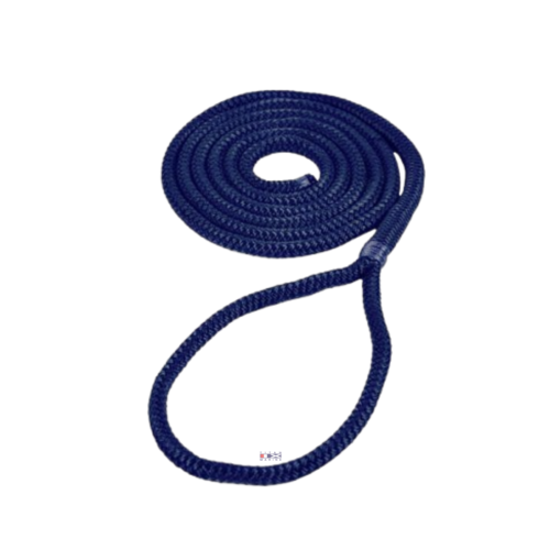 TM Fender line Double braided PP 8 mm.*1.5 mtr. Navy (pair)