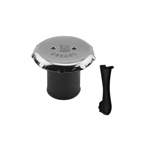Nuova Rade Diesel filler cap stainless steel Ø 51mm, glass fibre reinforced
