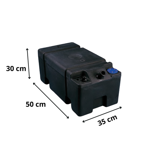 Nuova Rade Ercole Built-in fuel tank with slanted filler opening 41 liters