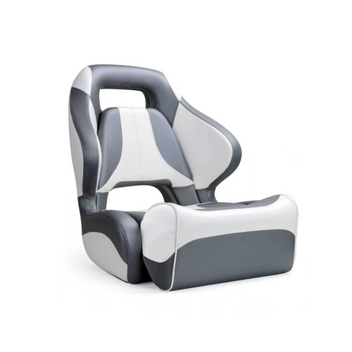 TM Sport Flip Up Captain Bucket Seat White/Charcoal