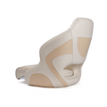TM Sportlicher, hochklappbarer Kapitänssitz, elfenbein/beige