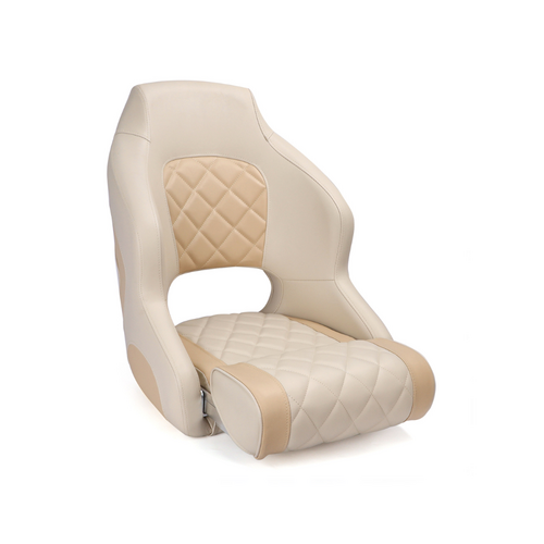 TM Sportlicher, hochklappbarer Kapitänssitz, elfenbein/beige