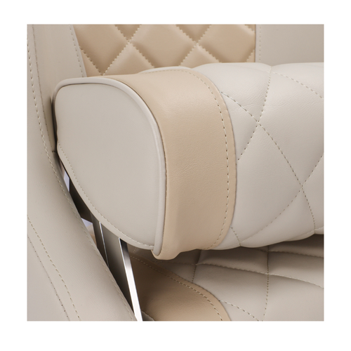 TM Sportlicher, hochklappbarer Kapitänssitz, elfenbein/beige