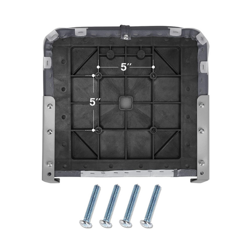 TM Bootsitz mit niedriger Rückenlehne, weiß/grau