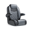 TM Captain's chair with armrest Black/Anthracite