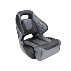 Sport Flip Up Captain Bucket Seat Charcoal/Black
