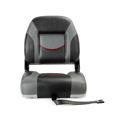 Low Back Folding Boat Chair Black/Anthracite