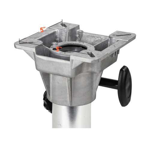 TM Verstellbares Stuhlbein mit Schlitten 35-50 cm