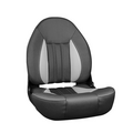 TM Folding High Back Pro Boat Seat Black/Gray