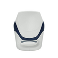 TM Sport flip up captain's chair white/blue