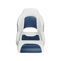 TM Sport flip up captain's chair white/blue