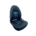 TM Folding High Back Pro Boat Seat Black/Charcoal
